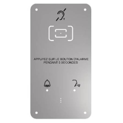 Plastron cabine à encastrer pour DAB10 LPBus