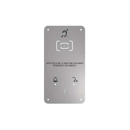 Plastron cabine à encastrer pour DAB10 LPBus